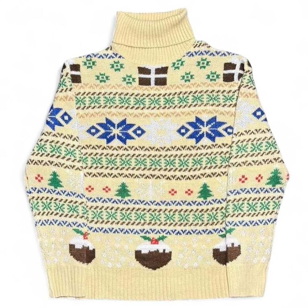 Another Influence Christmas Turtleneck Sweater Small